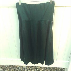 Forest green J.Crew strapless cocktail dress